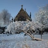 Photo 5: Orchard and Church view in winter