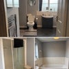 Photo 2: Modern private bathroom that includes both a shower and bathtub