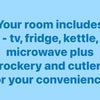 Photo 8: Your room is equipped to prepare food for yourself. 