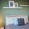 Photo 9: Double bed & bedside lighting