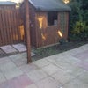 Photo 5: Secluded quiet back garden with patio, and garden furnitureecked area