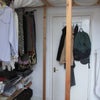 Photo 2: storage and door underneath the bed. Will clear it out for you!