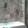 Photo 4: Shower over bath in DOWNSTAIRS bathroom