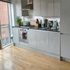 Photo 3: kitchen in living area (NCP car park across the street)