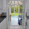 Photo 3: kitchen into conservatory & garden