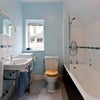 Photo 4: Shared bathroom for two single rooms