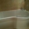 Photo 4: P shaped shower back