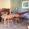 Photo 2: Dining room with open fire