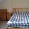 Photo 2: new bed/mattress/carpet.solid pine bed/wardrobe/chest/bedside/desk