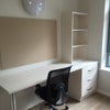 Photo 4: Work station with storage