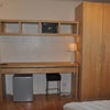 Photo 2: your workspace, safe & minifridge