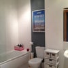 Photo 2: Large family bathroom w U/floor heating, bath and wall mounted shower, hand basin, WC, tiled floor