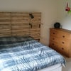 Photo 3: large double bedroom diy headboard