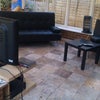 Photo 4: conservatory with tv and leather furnishings