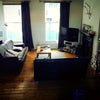 Photo 3: Wooden floors, leather sofas, big windows, fireplace