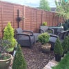 Photo 7: Garden sitting area by fish external pond