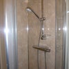Photo 2: tile free showers easy clean warm panels