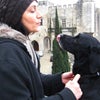 Photo 5: me with Ian's labrador Poppy