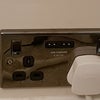 Photo 2: Double usb socket with chrome finish 