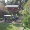 Photo 7: The "Middle Garden" (Rose garden around Conservatory, and Fruit and Vegetable Garden behind sheds)