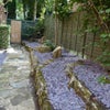 Photo 3: The new rockery as the side of the house