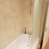 Photo 4: shower over bath with bath screen