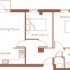 Photo 9: Floor plan - sharing with one person 