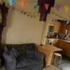 Photo 6: Another view of the living room and kitchen
