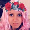 Photo 3: Wearing my unicorn wig I got for my birthday using a snapchat filter :D