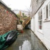 Photo 8: Courtyard at back of property/view from bedroom