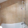 Photo 3: Main bathroom with gorgeous tiles and stand in shower/bath