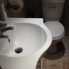Photo 2: Basin and toilet