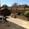 Photo 9: Private garden ( as seen from the bedroom door)