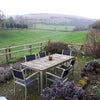 Photo 6: Back patio with country view