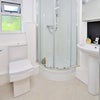 Photo 2: Large modern shower room cleaned by cleaner once a week