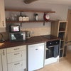Photo 3: Kitchen and living space