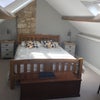 Photo 8: King size bed in light and airy room
