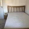 Photo 4: Standard double oak bed 