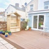 Photo 3: Decked garden backing onto Heavitree Park