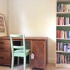 Photo 3: Desk and bookshelf.