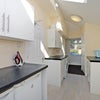 Photo 5: Huge utility room with washing machine, dryer, extra cupboard and fridge space
