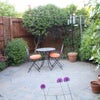 Photo 4: Back Garden with shed. 