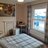 Photo 6: Room 3;- Large double room with T.V. fridge, microwave, kettle, and toaster.