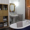 Photo 4: Beautiful bathroom with roll-top bath