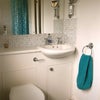 Photo 2: Shared bathroom: bath & power shower.