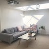 Photo 4: Shared lounge area with a stunning skylight