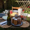 Photo 3: Part of garden (and our Easter feast) 