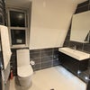 Photo 4: Bathroom with waterfall shower next to bedroom