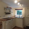 Photo 3: Your kitchen area, with drop-leaf table & folding chairs