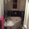 Photo 3: Jacuzzi bathroom, shower over bath and toilet